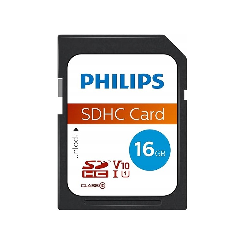 Outlet Karta pamięci Philips SDHC 16 GB klasy 10 OPIS