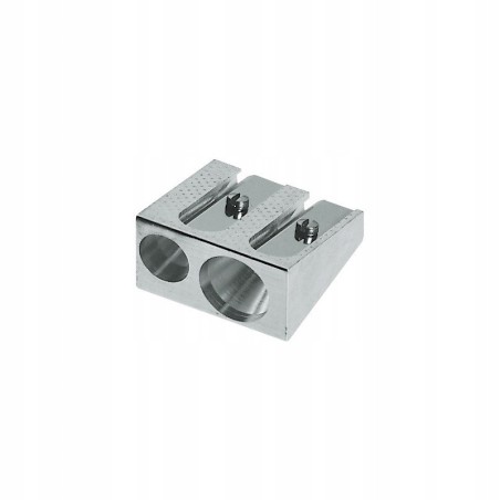 Outlet Temperówka manualna podwójna metalowa Faber-Castell 183400 szary
