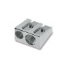 Outlet Temperówka manualna podwójna metalowa Faber-Castell 183400 szary