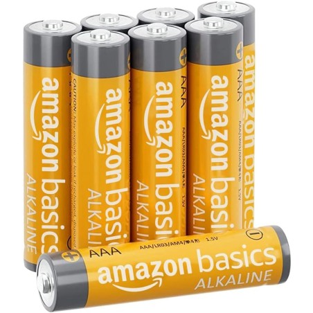 Baterie alkaliczne AAA o wysokiej wydajności Amazon Basics 1,5 V 8 sztuk