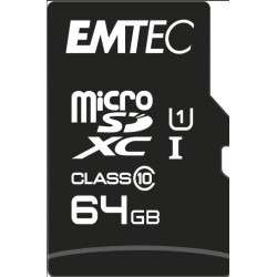 Outlet Karta microSD Emtec microSD Class10 U1 64GB Adapter SD odczyt 85MB/s