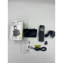 Outlet Telefon bezprzewodowy VtechCS2000 tryb głośnomówiący ekran 1.8" OPIS