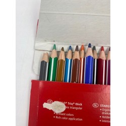 Outlet Kredki ołówkowe Stabilo Trio thick 24 sztuki + temperówka OPIS