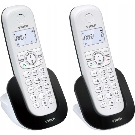 Vtech CS1501 słuchawki bezprzewodowe DECT podświetlane z głośnikiem OPIS