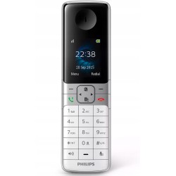 Outlet Outlet Telefon bezprzewodowy Philips D635 wyświetlacz TFT 4,6 cm 1.8
