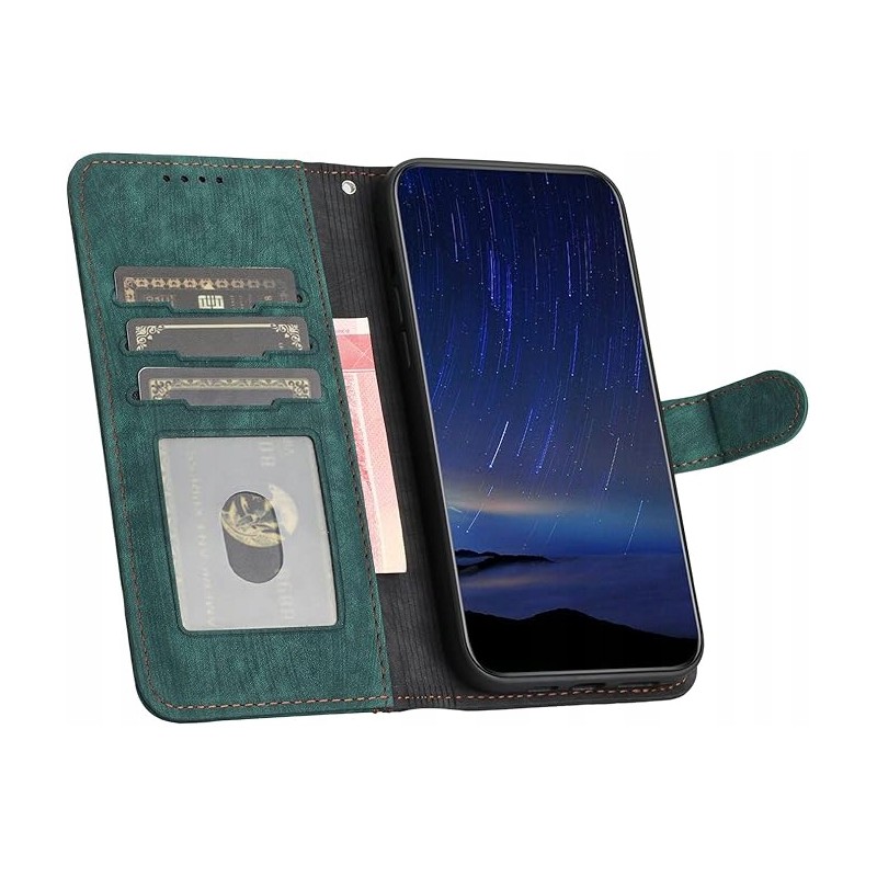 Etui Hoyoikun Premium PU Leather Flip Case do Samsung Galaxy A54 5G+ OPIS