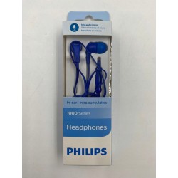 USZKODZONE Słuchawki douszne Philips TAE1105BL/00 niebieskie OPIS