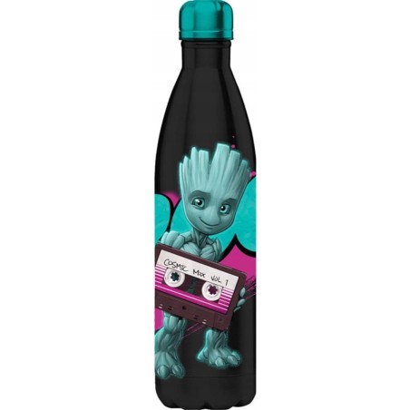 Outlet Bidon na napoje LYO z motywem marvel Groot 500 ml czarny OPIS