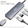 Outlet Hub BENFEI USB C 5 portów z 4K HDMI 3 USB-A zasilaniem 100 W