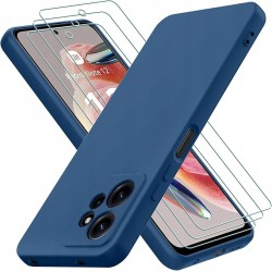 Etui Oureidoo 3 szkła hartowane kompatybilne z Xiaomi Redmi Note 12 4G