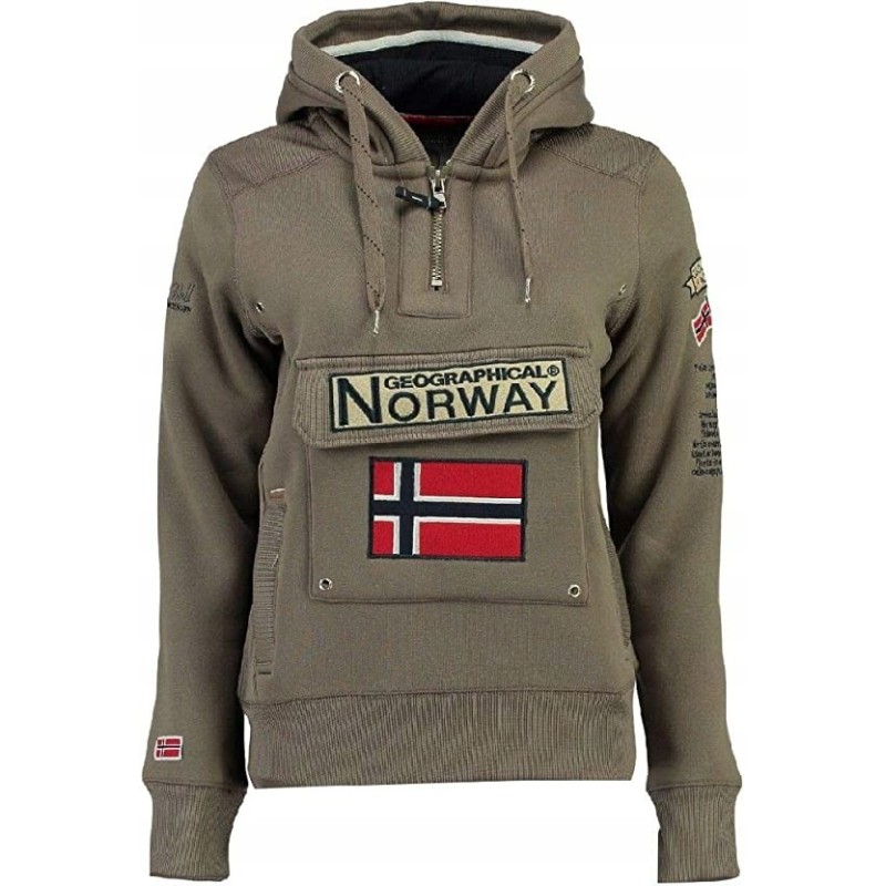 Damska bluza Geographical Norway brązowa r. M