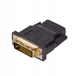Outlet Adapter DVI-D-HDMI Akyga AK-AD-41 czarny dwustronny bez kompresji