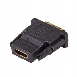 Outlet Adapter DVI-D-HDMI Akyga AK-AD-41 czarny dwustronny bez kompresji