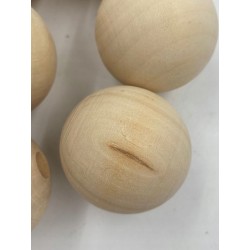 Outlet SOSMAR Opakowanie 10 x 50 mm super dużych drewnianych koralików OPIS