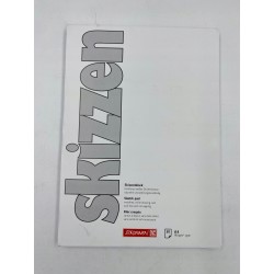 Outlet Brunnen Sketch Pad A4 210 x 297 mm 190 g/m² m 50 stron biały OPIS