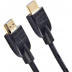 Outlet Kabel Amazon HDMI-3FT-BLACK-1P HDMI - HDMI 2.0 długość kabla 0,9 m
