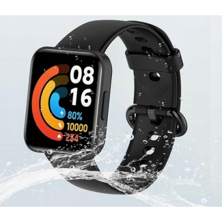 MIJOBS Pasek do zegarka Redmi Watch2 Lite/Mi Watch Lite2/POCO Watch czarny