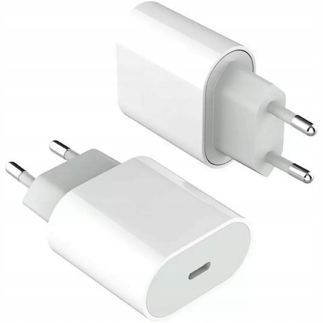 USZKODZONA Ładowarka sieciowa Apple USB typ C do Apple 2400mA 9V biały OPIS