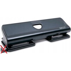 Outlet Dziurkacz biurowy Rapesco 1054 czarny 4 otwory 22 arkusze OPIS