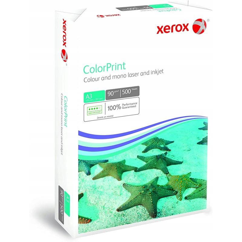 Outlet Papier biurowy Xerox format A3 90g 500 arkuszy OPIS