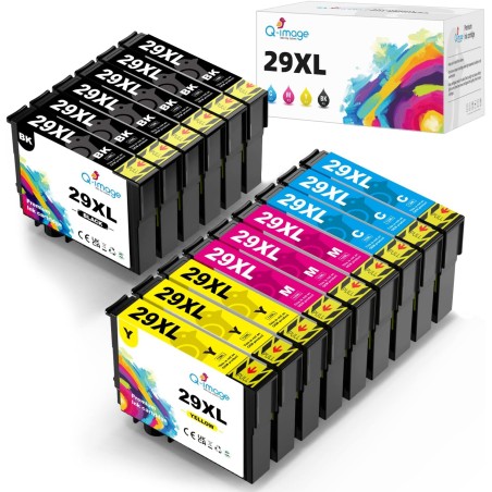 Q-image 29XL zestaw 15 sztuk kompatybilne wkłady atramentowe Epson 29 XL