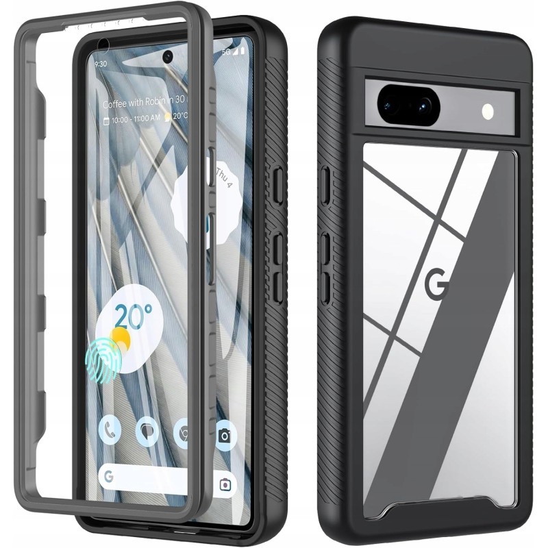 Outlet Etui do Google Pixel 7a pełna ochrona 360 stopni odporne na wstrząsy