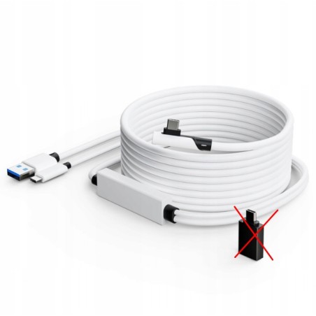 Tiergrade Kabel łączący 5 m kompatybilny z Meta Quest 3/2/Pro Pico 4/Pro C