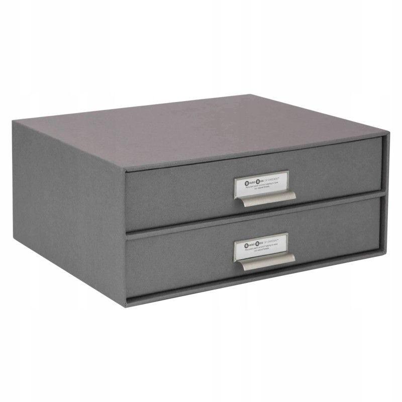 Outlet Skrzynia Bigso 33,5 x 25,5 x 14,5 cm pojemność 12,4l szary stabilna