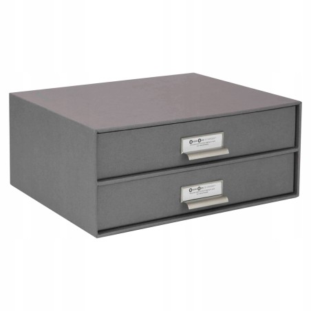 Outlet Skrzynia Bigso 33,5 x 25,5 x 14,5 cm pojemność 12,4l szary stabilna