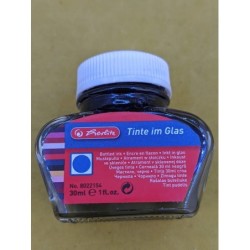 Herlitz 8022154 tusz w szkle, 30 ml, królewski błękit