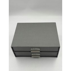 Outlet Skrzynia Bigso 33,5 x 25,5 x 14,5 cm pojemność 12,4l szary stabilna