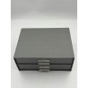 Outlet Skrzynia Bigso 33,5 x 25,5 x 14,5 cm pojemność 12,4l szary stabilna