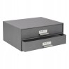 Outlet Skrzynia Bigso 33,5 x 25,5 x 14,5 cm pojemność 12,4l szary stabilna