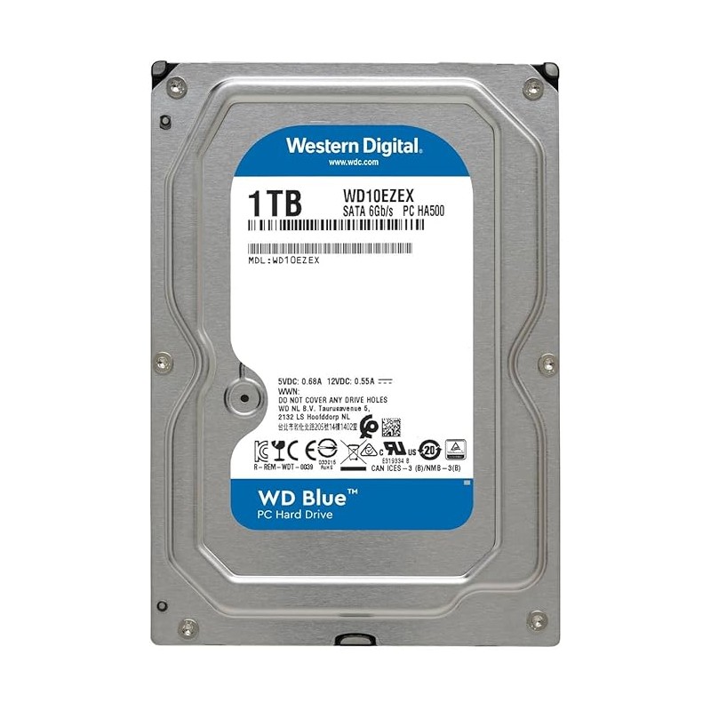 Dysk twardy Western Digital 1TB WD Blue PC wewnętrzny 7200 obr./min OPIS