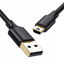 Outlet Kabel Ugreen US132 długość kabla 3 m 480 Mbps czarny USB - mini USB