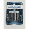Outlet Baterie alkaliczne Everactive C (R14) 2 szt. pojemność 8000 mAh 1.5V