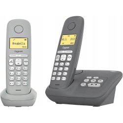 Telefon bezprzewodowy Gigaset A280A Duo DECT z automatyczną sekretarką OPIS