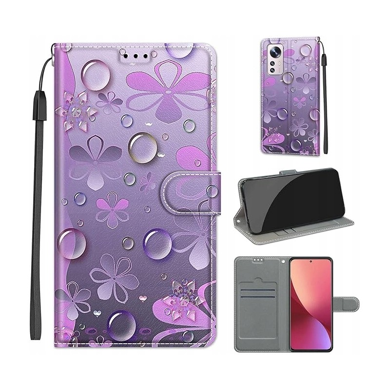 Etui SIENIANLINE do Xiaomi12 /Xiaomi12X z klapką wysokiej jakości skóra PU