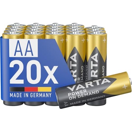 Outlet Bateria alkaliczna Varta AA (R6) 20 szt napięcie 1.5 V długotrwała