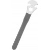 QKURT Klucz do pedałów rowerowych długi uchwyt 310 mm dwa otwory 15 i 24mm