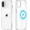 Etui magnetyczne Yoedge Clear do iPhone'a X/XS z wbudowanymi magnesami