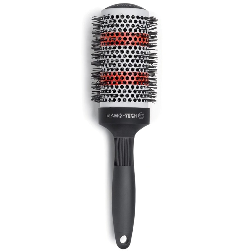 Szczotka do Włosów Okrągły Rolka Termiczna Nano Tech Professional 53 Mm