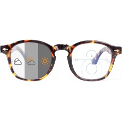 Okulary do czytania OKH fotochromowe z blokadą niebieskiego światła +2,5