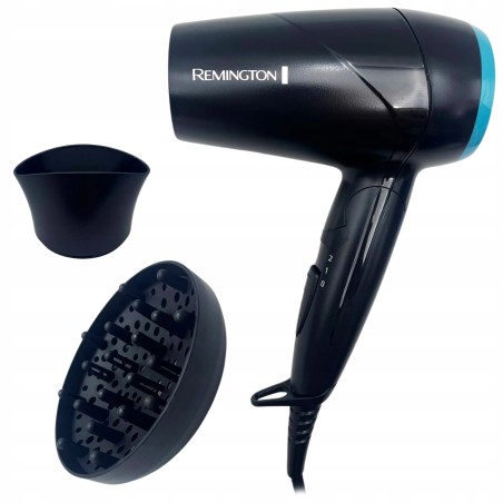 USZKODZONY Suszarka do włosów Remington D1500 moc 2000W kompaktowy składana