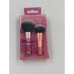 Outlet Real Techniques Brushes Mini Brush Duo Pędzel włosie Ultra Plush
