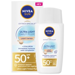 NIVEA SUN Invisible Daily SPF 50+ 40 ml szybko wchłaniający się matujący