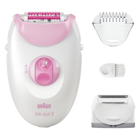 Depilator Braun Silk-épil 3-031 zasilanie przewodowe końcówki SoftLift