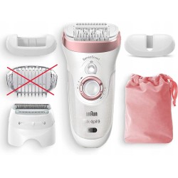 USZKODZONY Depilator Braun Silk-épil 9 dla kobiet do usuwania włosów OPIS