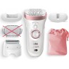 USZKODZONY Depilator Braun Silk-épil 9 dla kobiet do usuwania włosów OPIS