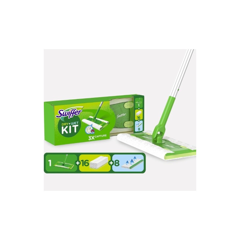 Outlet Mop płaski Swiffer szerokość wkładu 29 cm skuteczny lekki poręczny Outlet Mop płaski Swiffer szerokość wkładu 29 cm skuteczny lekki poręczny